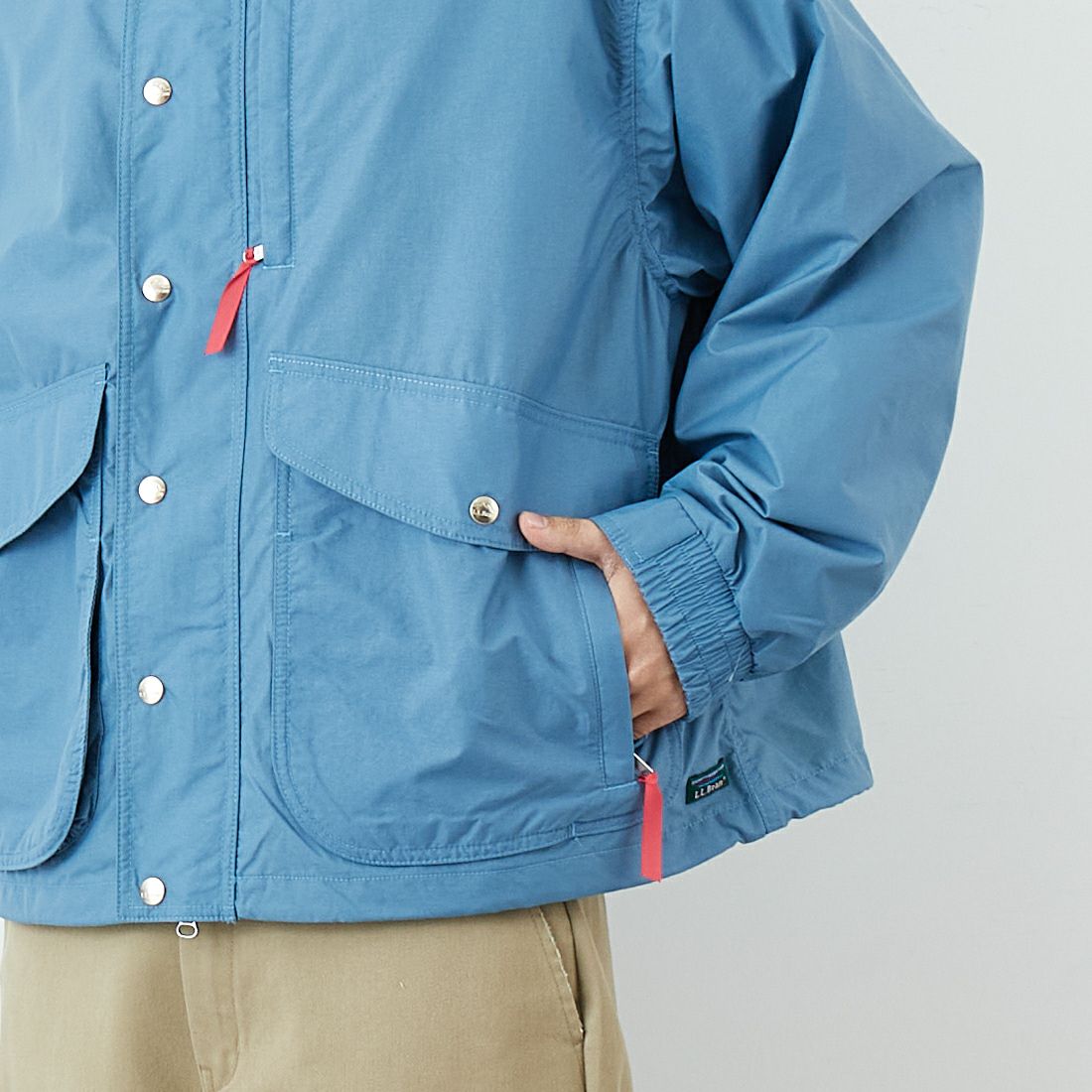 L.L.BEAN [エルエルビーン] Beans ウィンディリッジジャケット [6175-3030] 66 STONE B &&モデル身長：179cm 着用サイズ：L&&