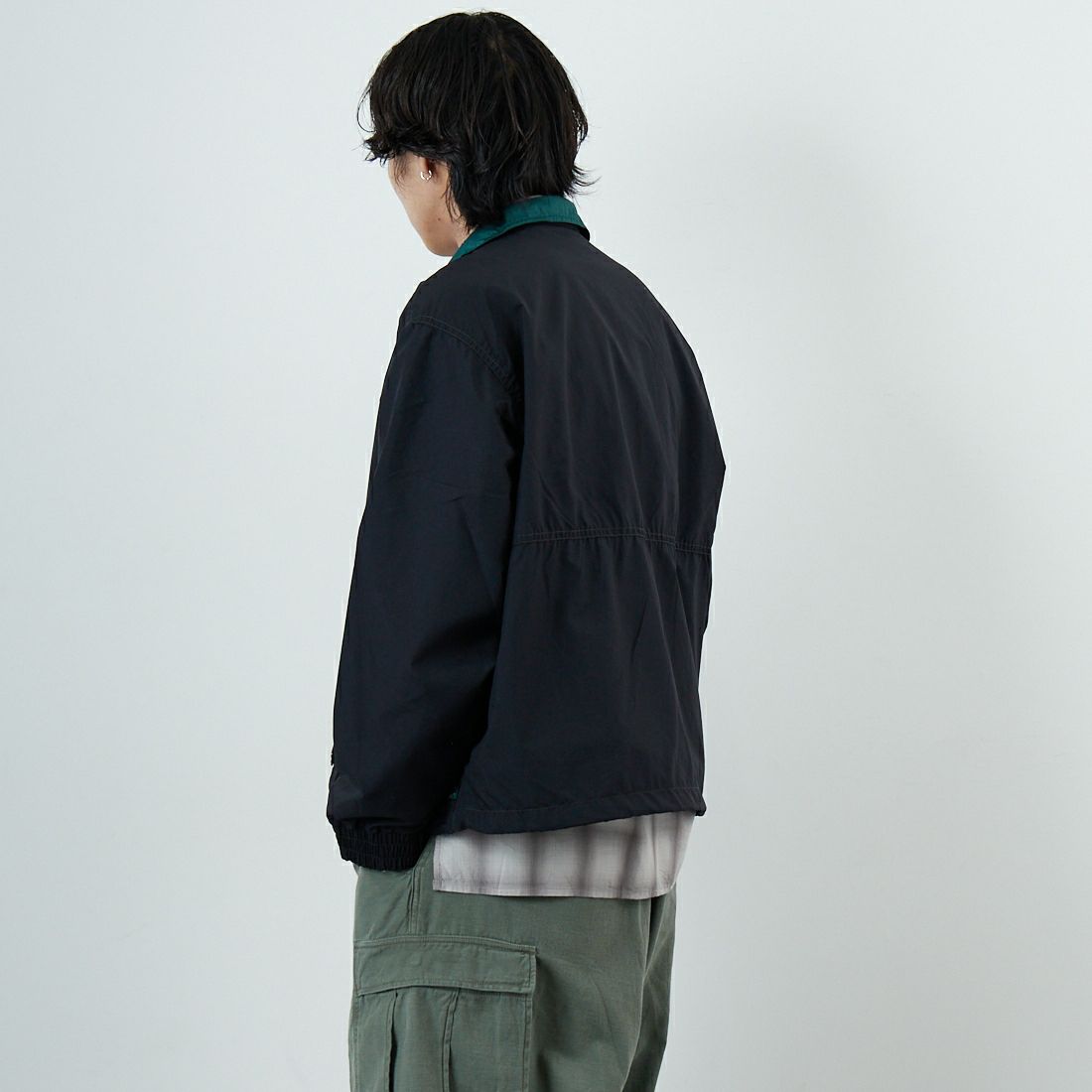 L.L.BEAN [エルエルビーン] Beans ウィンディリッジジャケット [6175-3030] 48 DK.CHAR &&モデル身長：179cm 着用サイズ：M&&