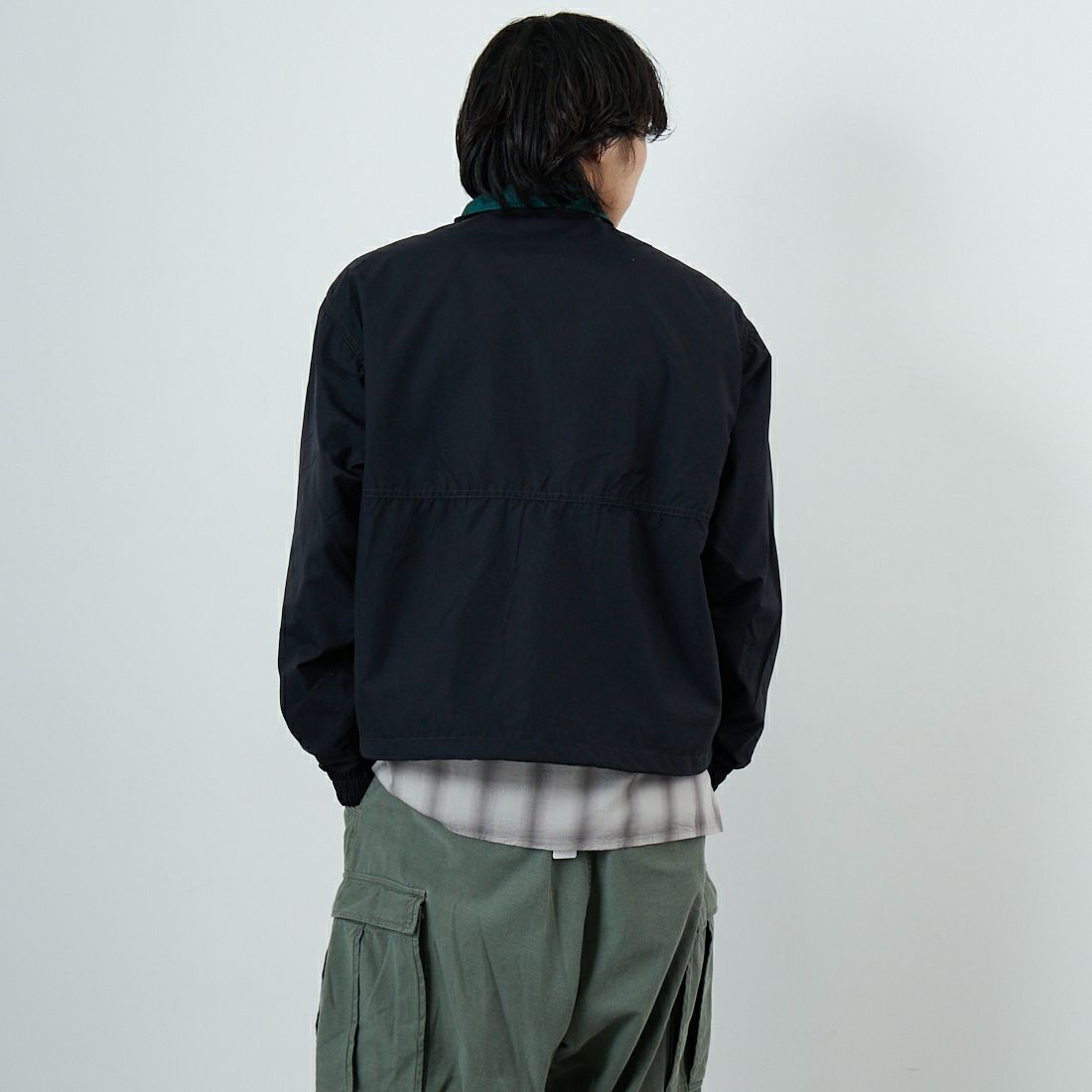 L.L.BEAN [エルエルビーン] Beans ウィンディリッジジャケット [6175-3030] 48 DK.CHAR &&モデル身長：179cm 着用サイズ：M&&