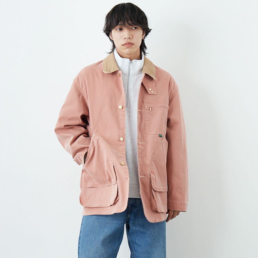 08 F.SALMO&&モデル身長：179cm 着用サイズ：L&&