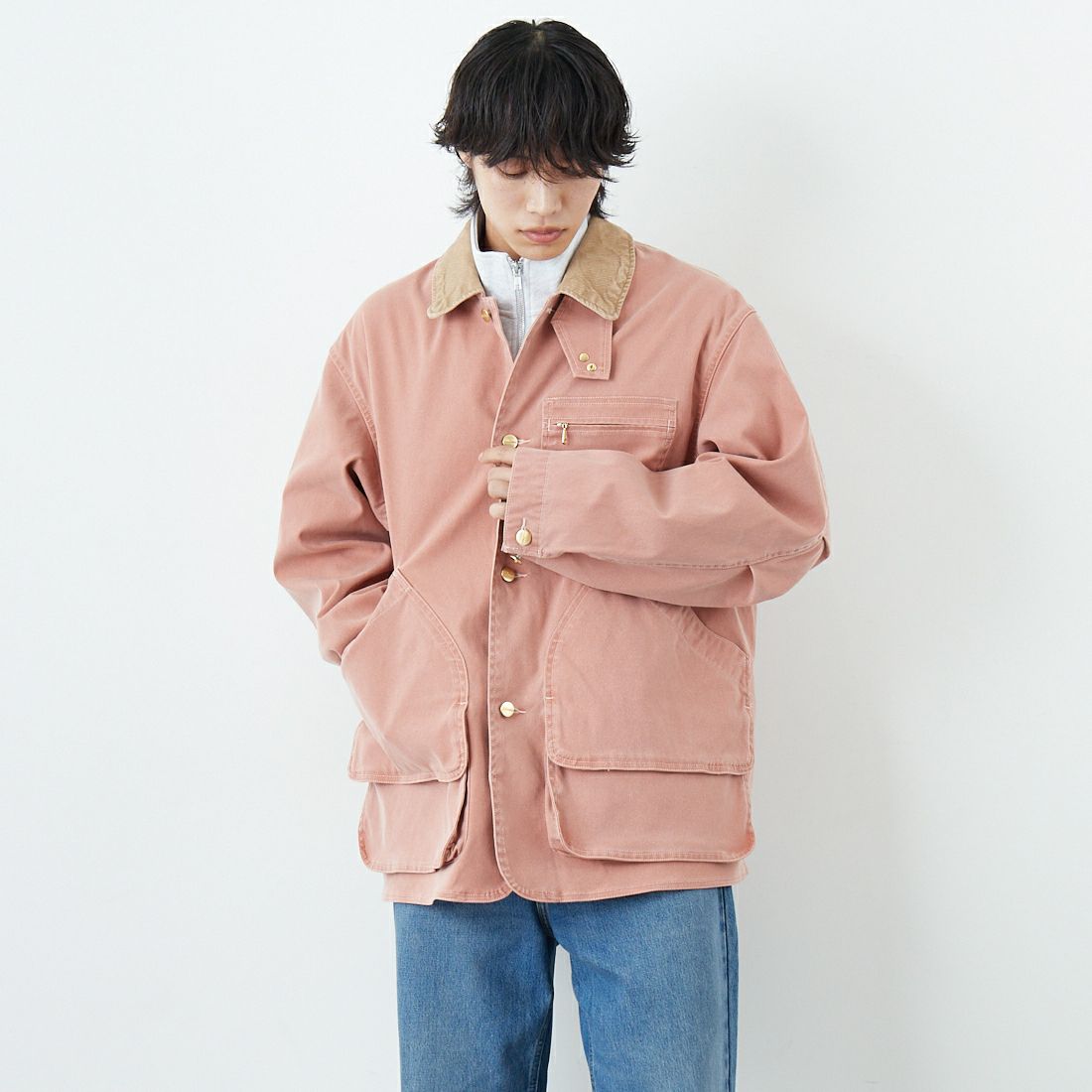 L.L.BEAN [エルエルビーン] Beans プロスペクトハーバー フィールドコート [6175-3036] 08 F.SALMO &&モデル身長：179cm 着用サイズ：L&&