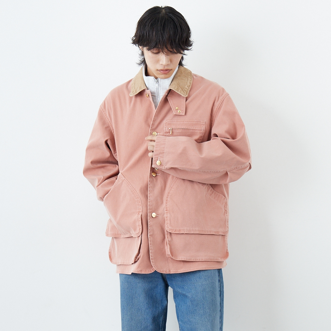 L.L.BEAN [エルエルビーン] Beans プロスペクトハーバー フィールドコート [6175-3036] 08 F.SALMO &&モデル身長：179cm 着用サイズ：L&&
