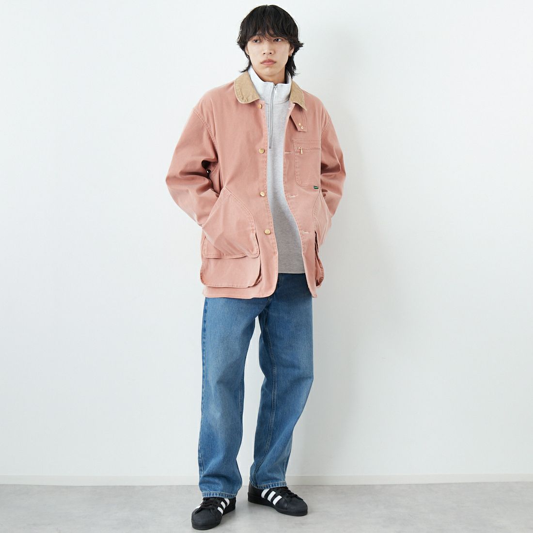 L.L.BEAN [エルエルビーン] Beans プロスペクトハーバー フィールドコート [6175-3036] 08 F.SALMO &&モデル身長：179cm 着用サイズ：L&&