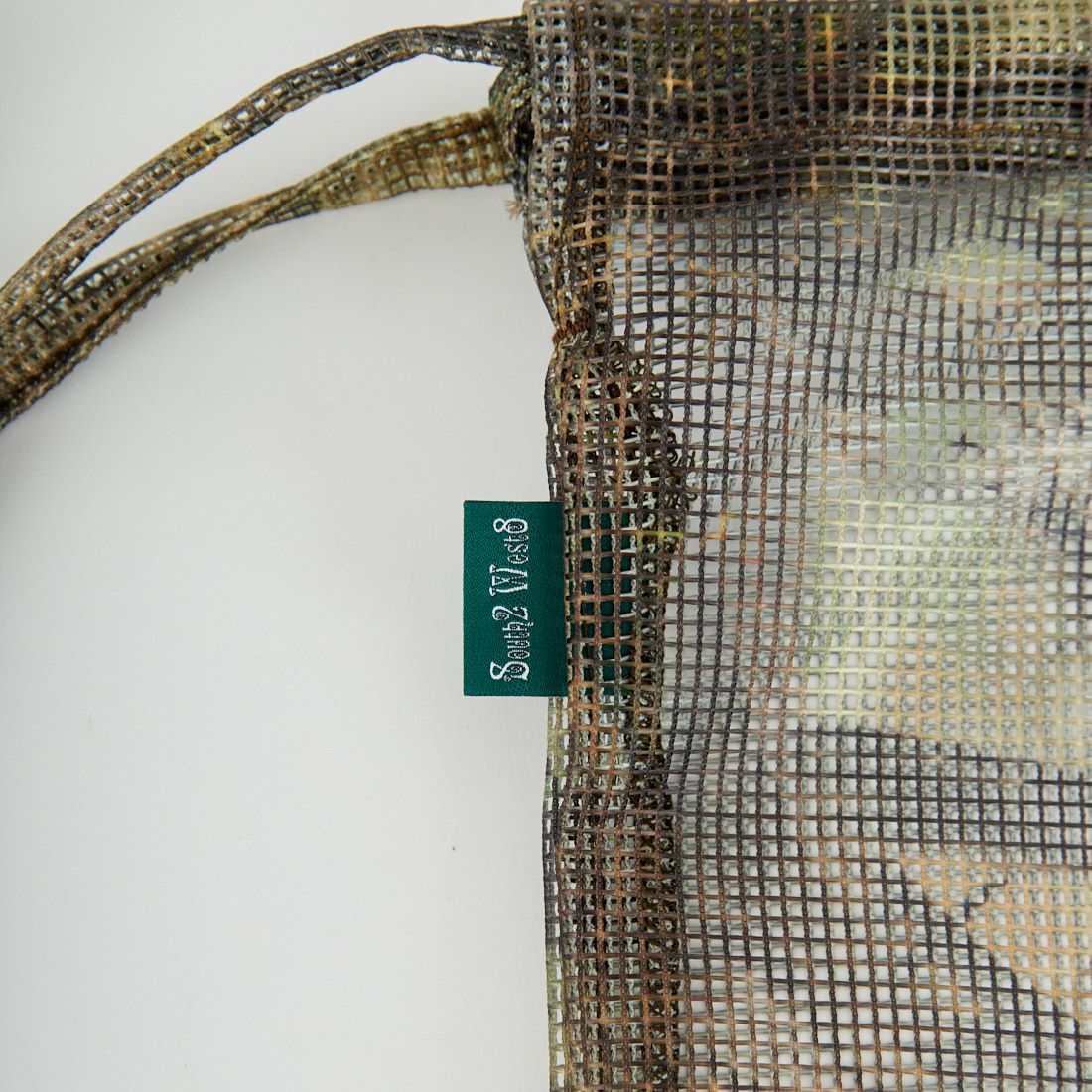 South2West8 [サウスツーウエストエイト] ヘビーウェイトメッシュ ストリングバッグ [SX602] B CAMO