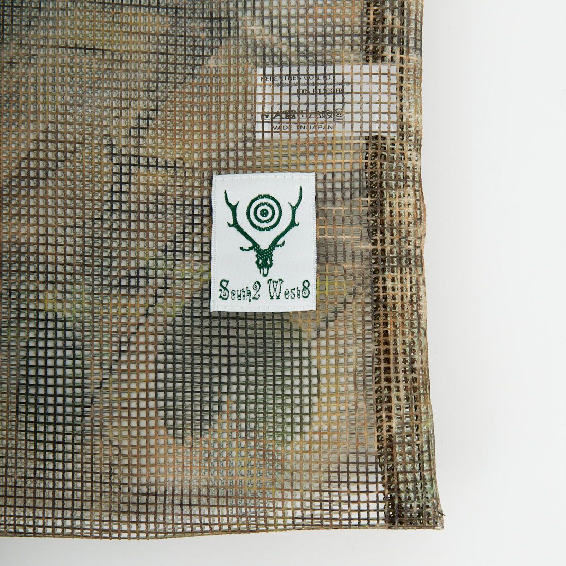 South2West8 [サウスツーウエストエイト] ヘビーウェイトメッシュ ストリングバッグ [SX602] B CAMO