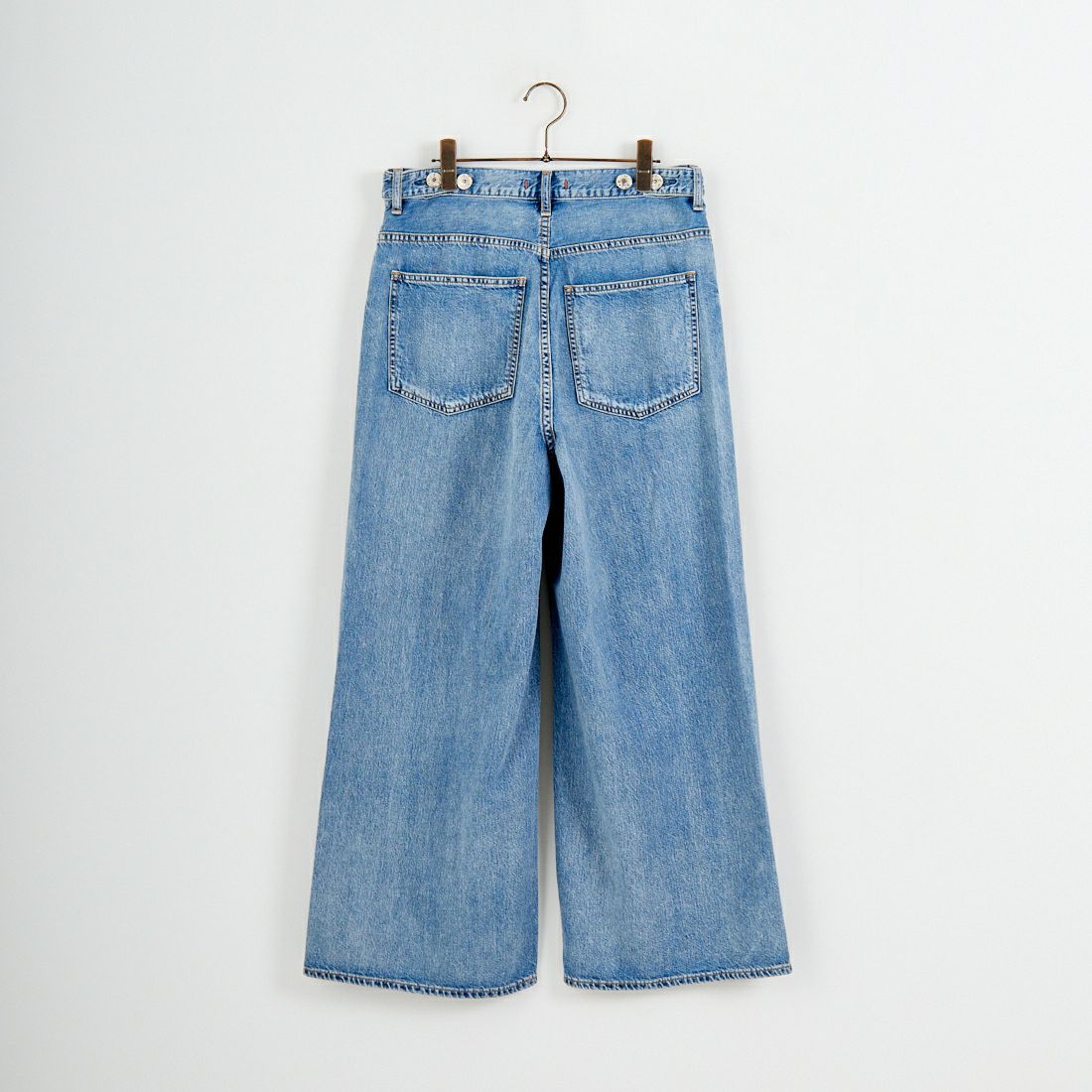 NEEDBY heritage [ニードバイヘリテージ] HUNK ワイドストレートデニム [330304137IVB] IBARA VINT