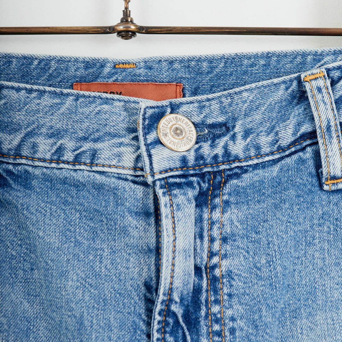 NEEDBY heritage [ニードバイヘリテージ] HUNK ワイドストレートデニム [330304137IVB] IBARA VINT