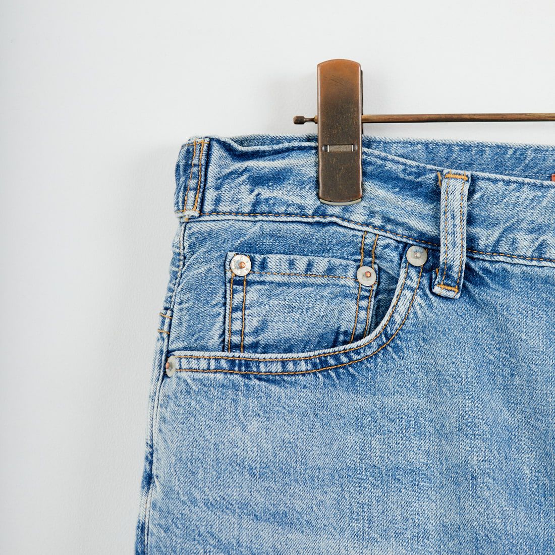 NEEDBY heritage [ニードバイヘリテージ] HUNK ワイドストレートデニム [330304137IVB] IBARA VINT