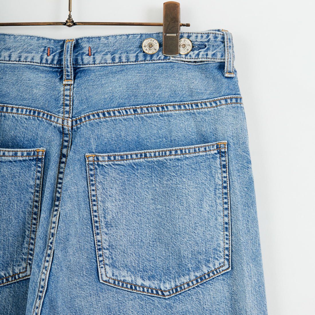 NEEDBY heritage [ニードバイヘリテージ] HUNK ワイドストレートデニム [330304137IVB] IBARA VINT