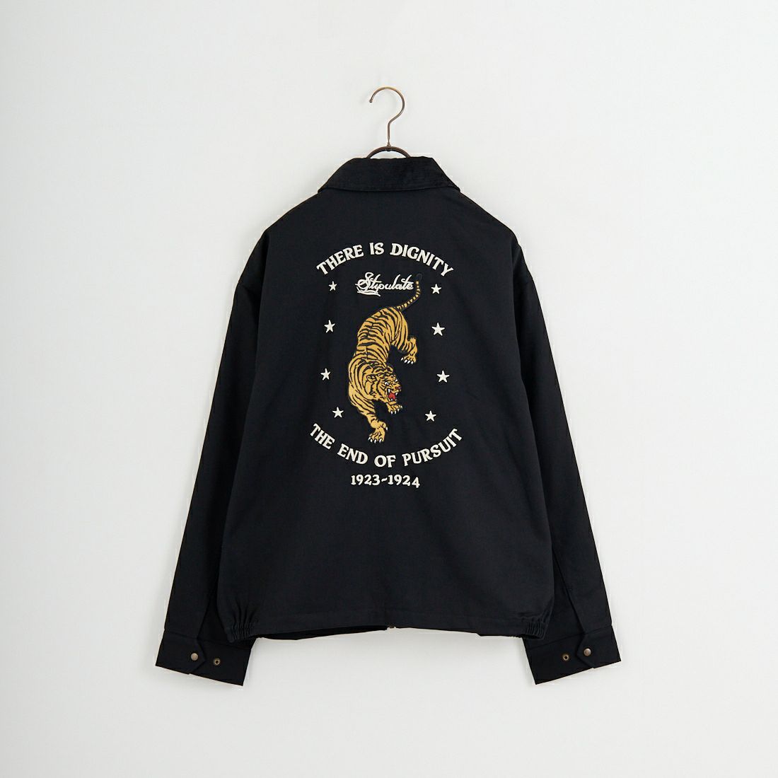 33Degrees [サーティスリーディグリーズ] 刺繍ベトジャン [TDR-261-002] 01 BLK