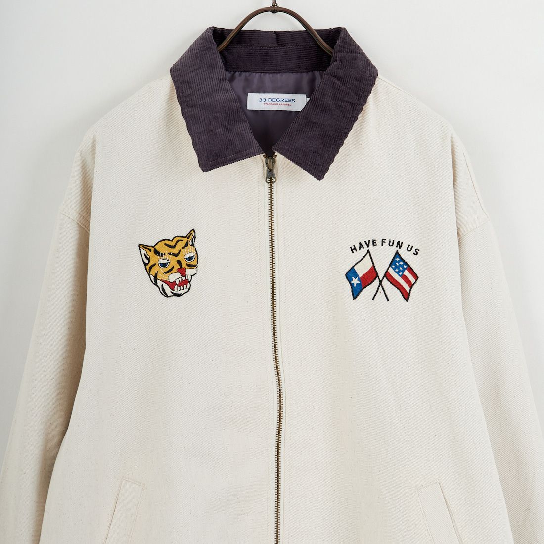 33Degrees [サーティスリーディグリーズ] 刺繍ベトジャン [TDR-261-002] 05 IVO