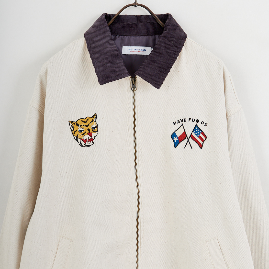 33Degrees [サーティスリーディグリーズ] 刺繍ベトジャン [TDR-261-002] 05 IVO