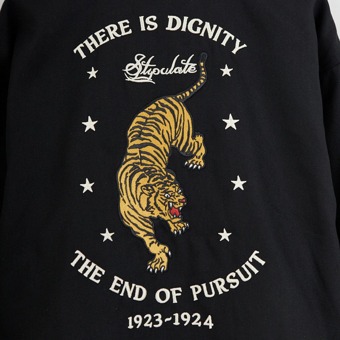 33Degrees [サーティスリーディグリーズ] 刺繍ベトジャン [TDR-261-002] 01 BLK