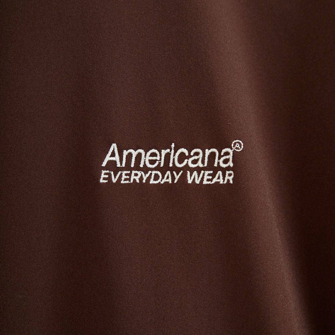 Americana × JEANS FACTORY [アメリカーナ × ジーンズファクトリー] 別注 4WAYストレッチ ウエストギャザー マキシ丈ワンピース [ASO-S-849-JF] ﾌﾞﾗｳﾝ