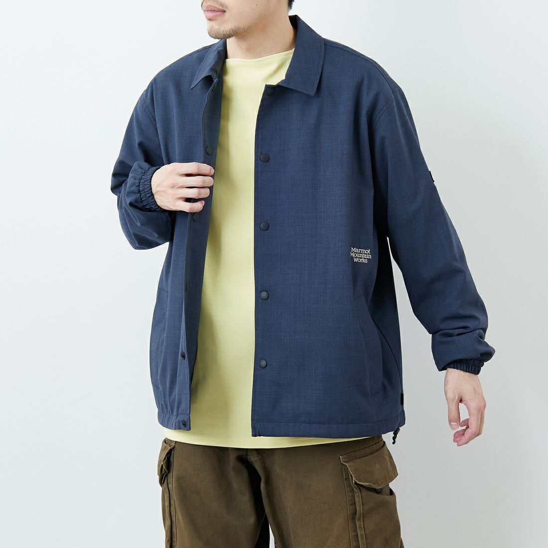 NAVY&&モデル身長：168cm 着用サイズ：L&&