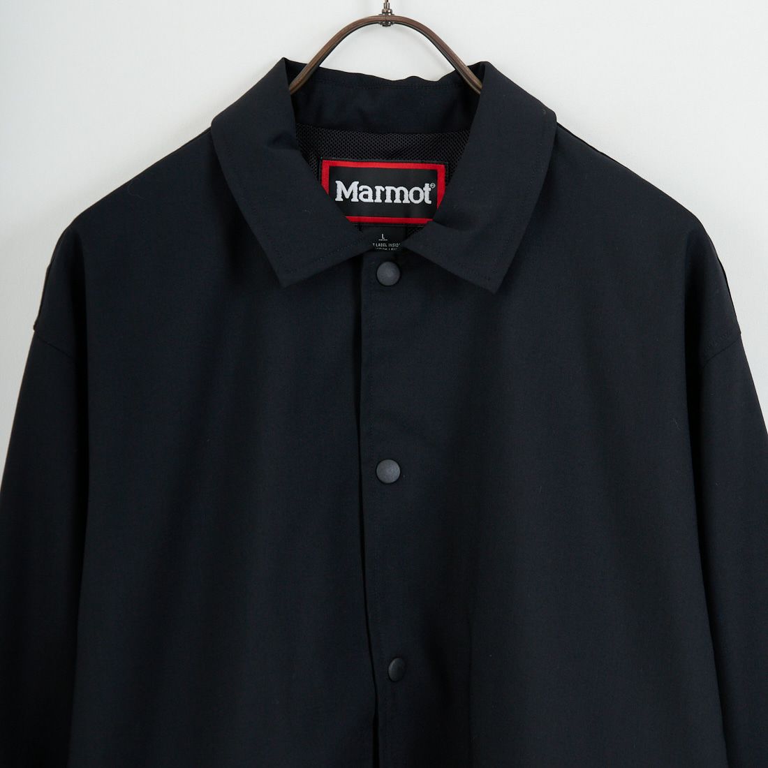 Marmot [マーモット] 別注 メリノウール コーチジャケット [MTSS26MJK330IN-JF] BLACK