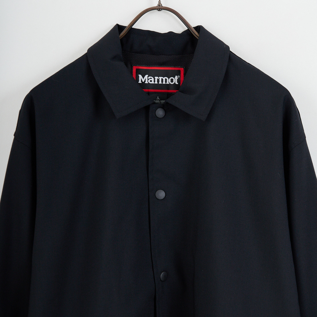Marmot [マーモット] 別注 メリノウール コーチジャケット [MTSS26MJK330IN-JF] BLACK