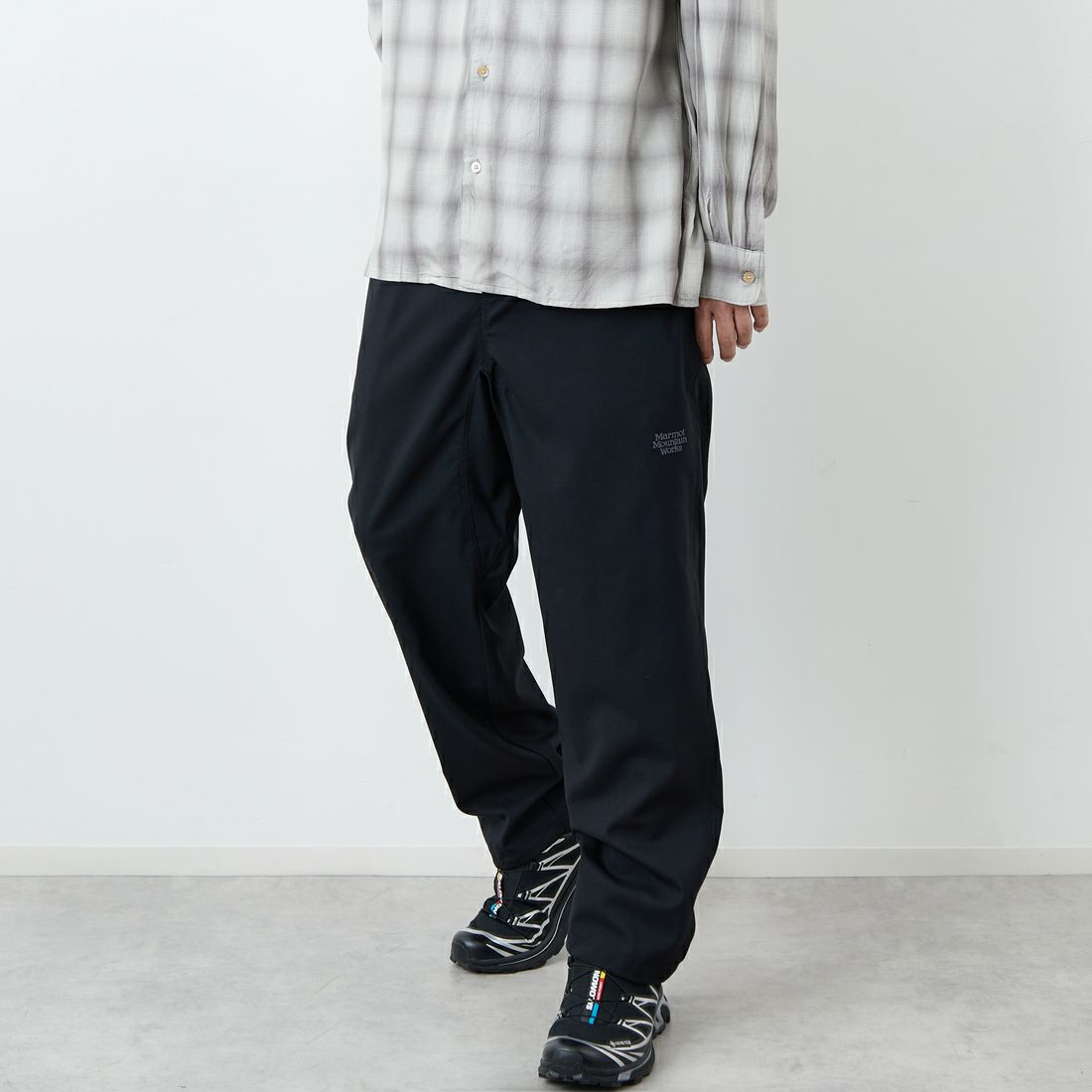 BLACK&&モデル身長：179cm 着用サイズ：L&&