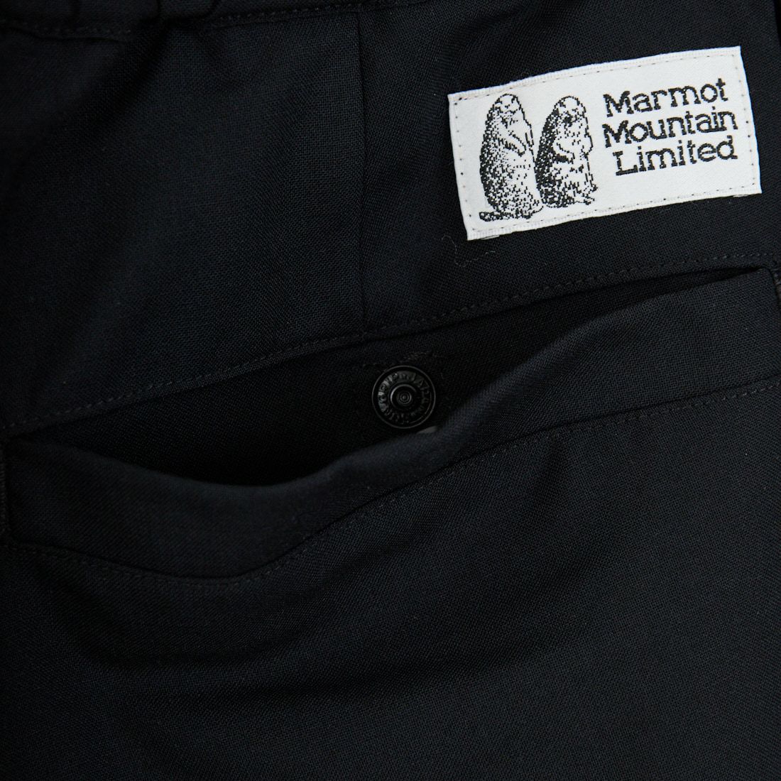 Marmot [マーモット] 別注 メリノウール タックパンツ [MTSS26MPT331IN-JF] BLACK