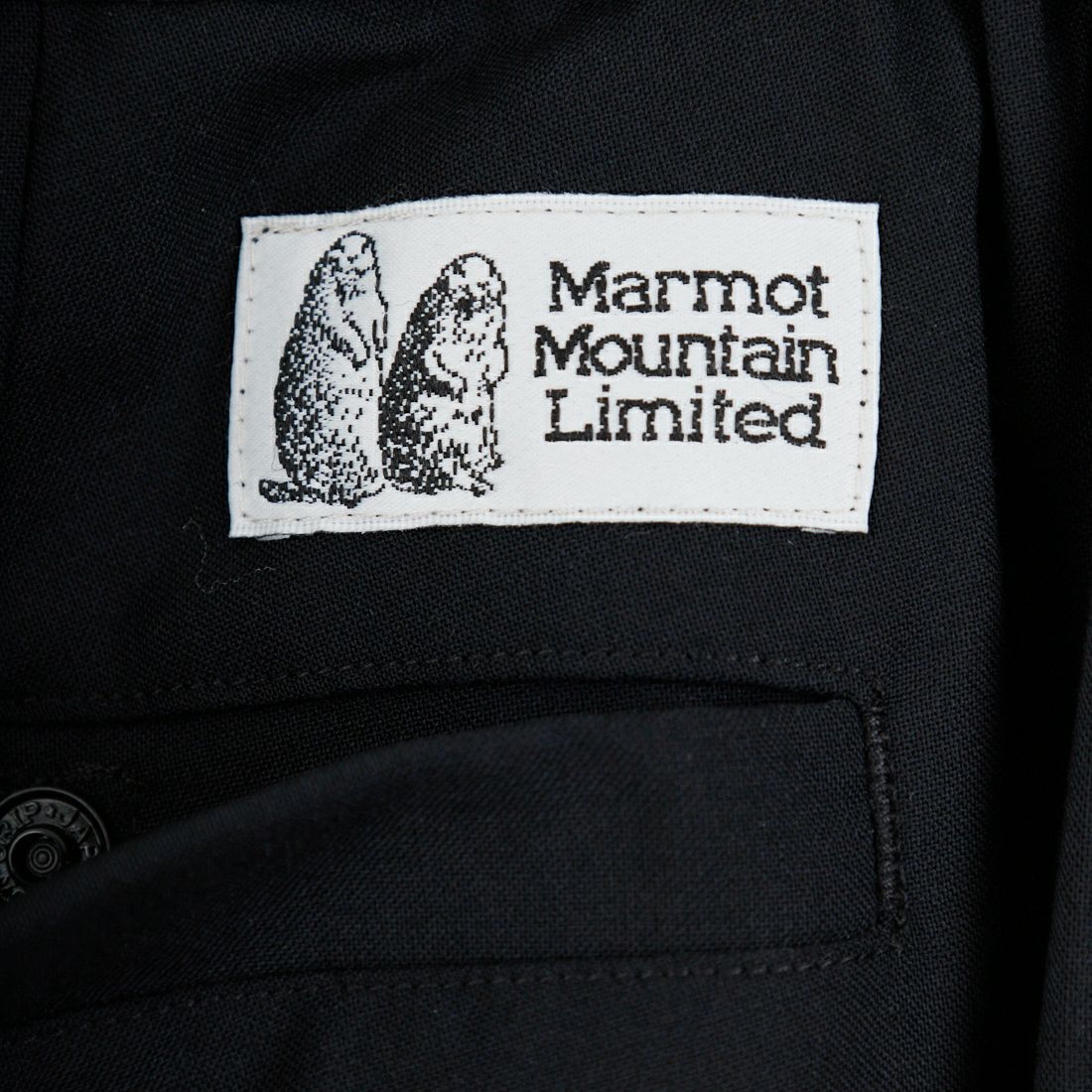 Marmot [マーモット] 別注 メリノウール タックパンツ [MTSS26MPT331IN-JF] BLACK