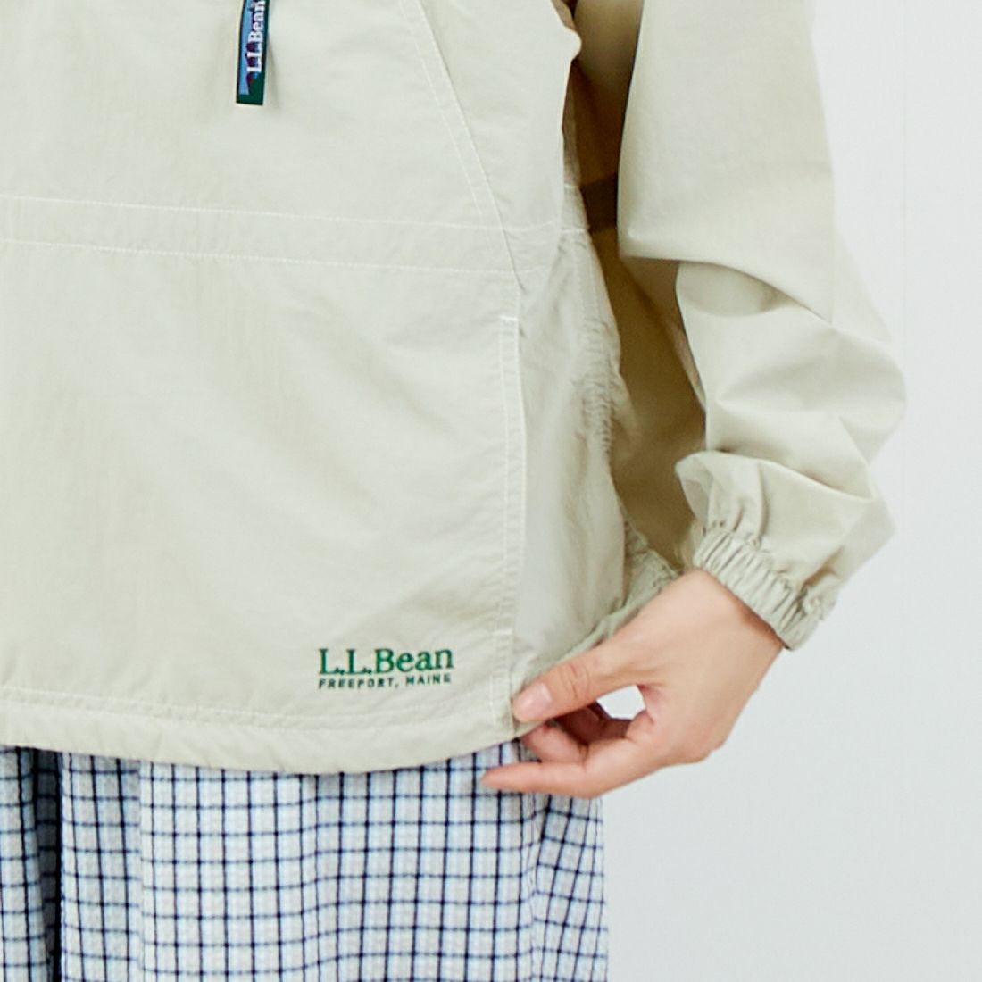 L.L.BEAN [エルエルビーン] MILO アノラックパーカー [6175-3139] 24 SAND &&モデル身長：162cm 着用サイズ：M&&