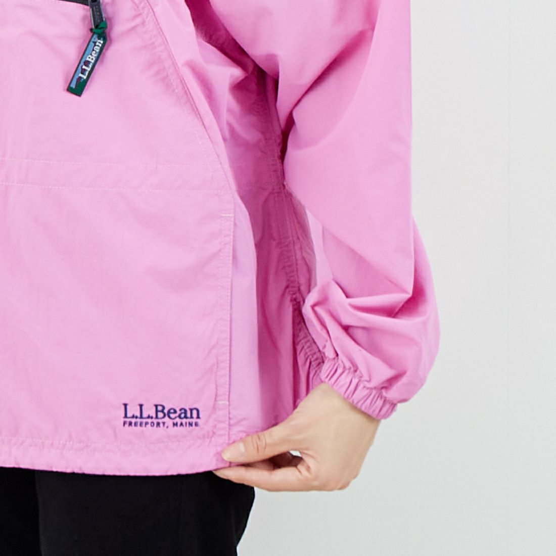 L.L.BEAN [エルエルビーン] MILO アノラックパーカー [6175-3139] 08 D.PINK &&モデル身長：162cm 着用サイズ：M&&