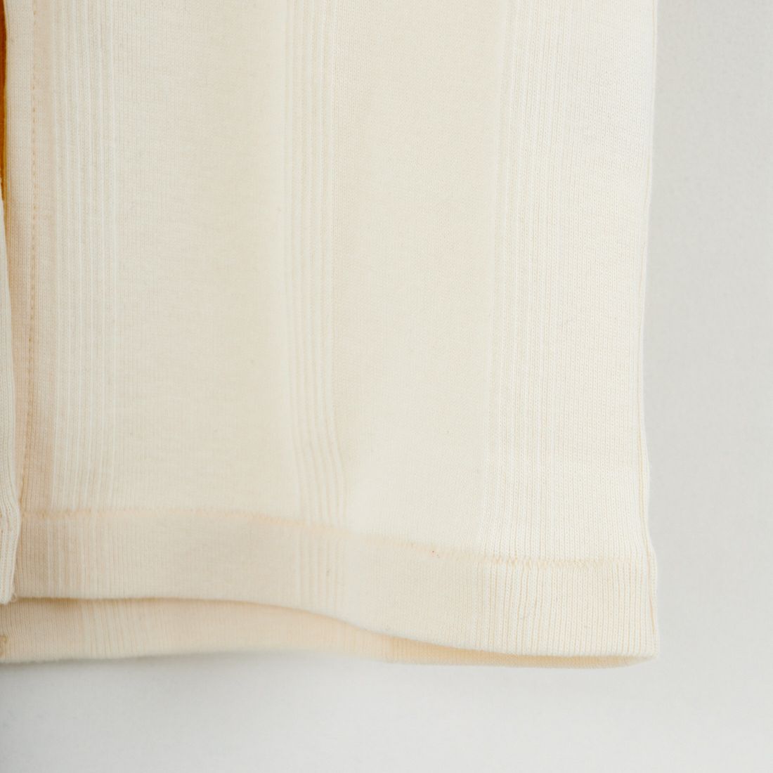 Robert P.Miller [ロバートピーミラー] 別注 配色 センタースリット パネルリブタンクトップ [RM261-2261IN-JF] IVO/BLK