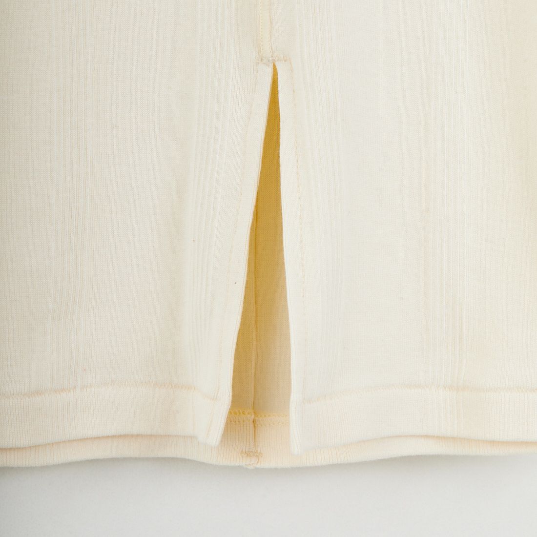 Robert P.Miller [ロバートピーミラー] 別注 配色 センタースリット パネルリブタンクトップ [RM261-2261IN-JF] IVO/BLK