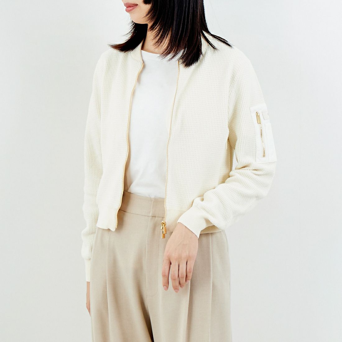 IVORY&&モデル身長：162cm 着用サイズ：2&&