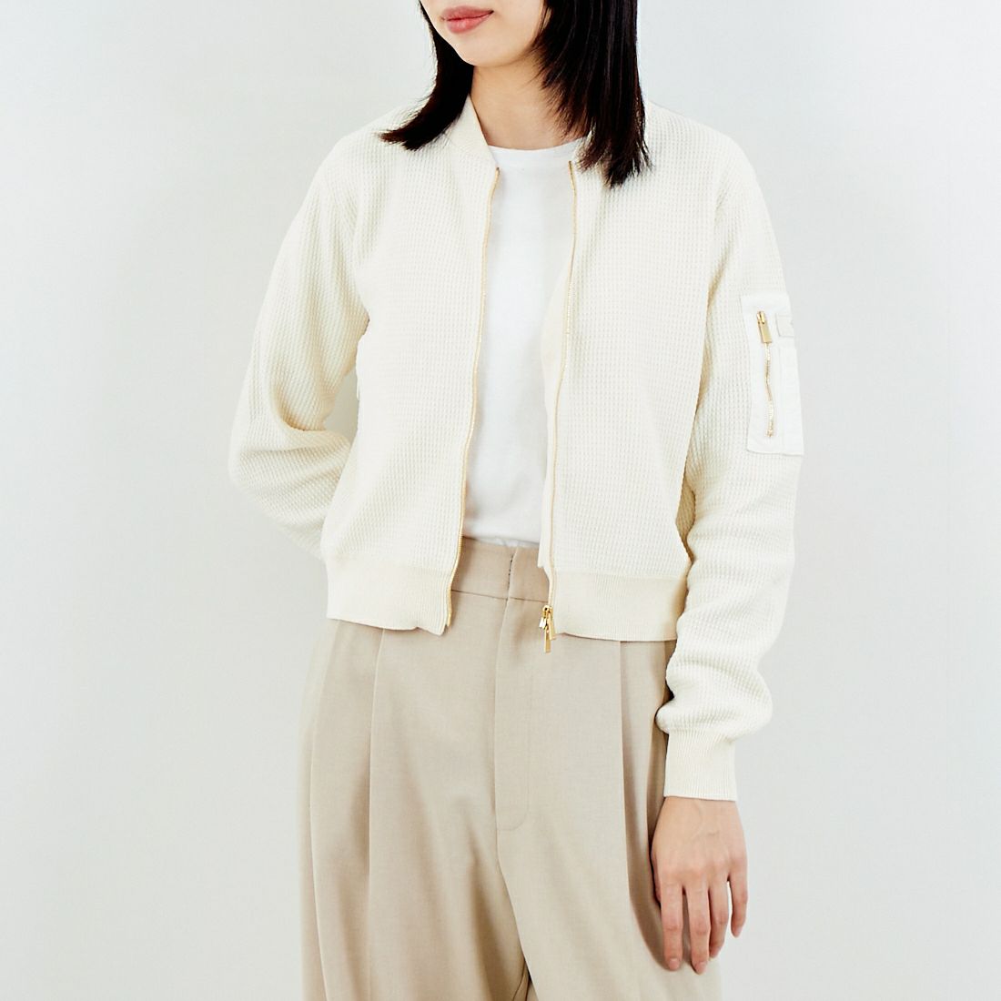 TATRAS [タトラス] SKALA/スカーラ ニットブルゾン [LCKZ0346053588] IVORY