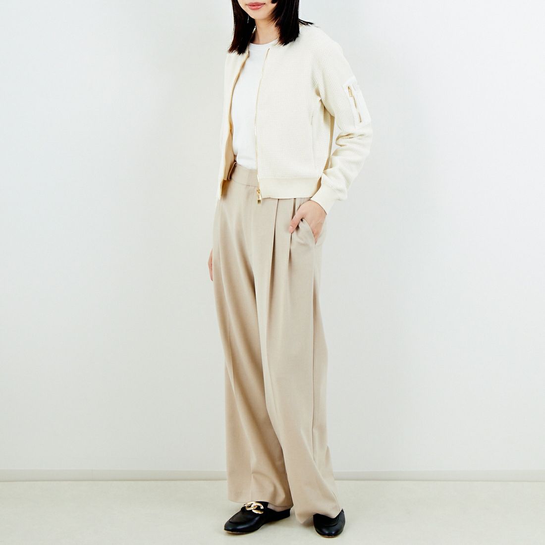 TATRAS [タトラス] SKALA/スカーラ ニットブルゾン [LCKZ0346053588] IVORY