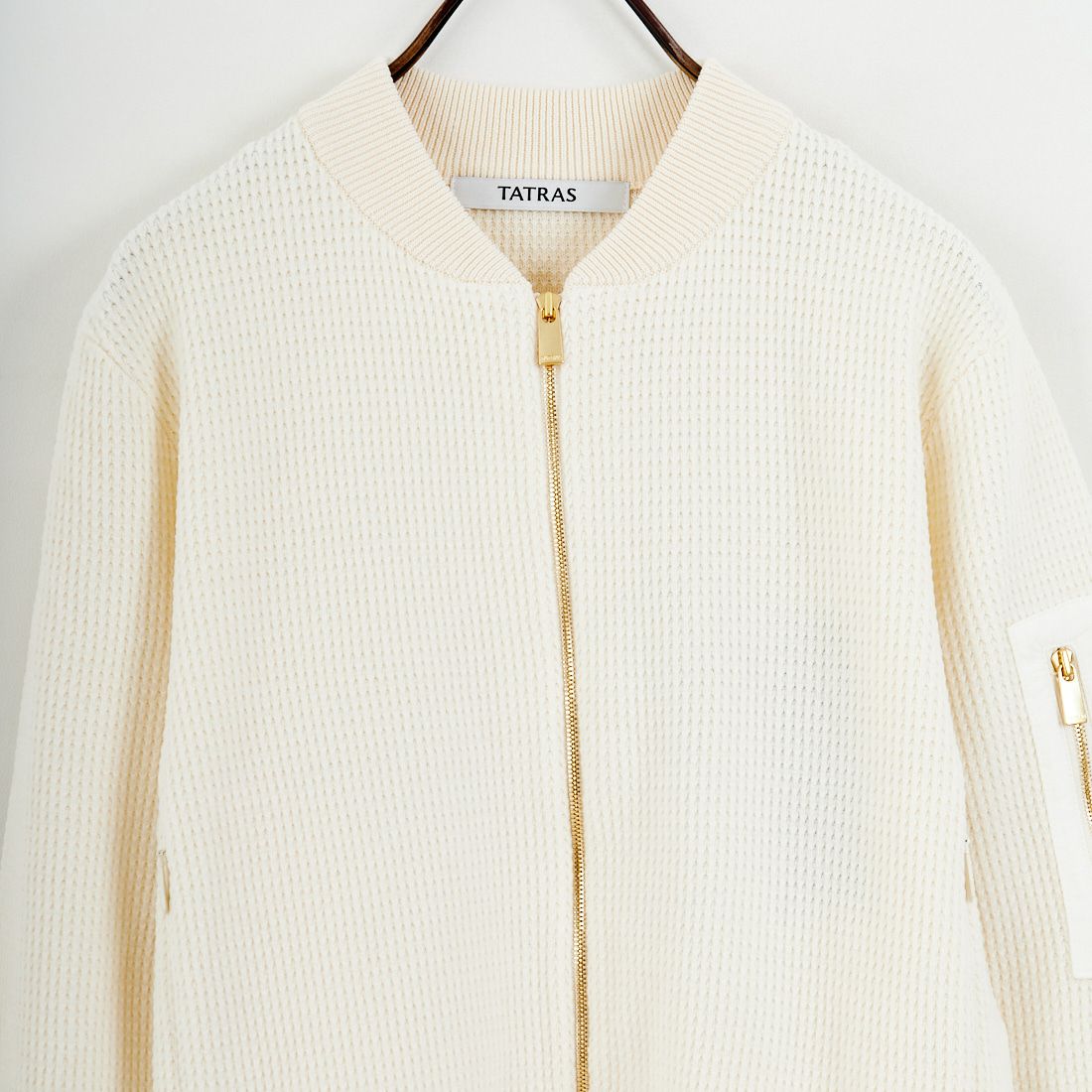 TATRAS [タトラス] SKALA/スカーラ ニットブルゾン [LCKZ0346053588] IVORY