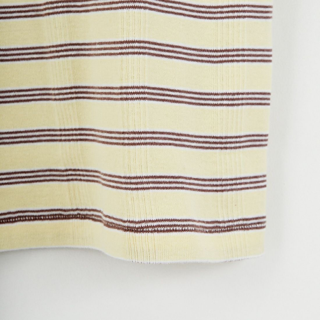 Robert P.Miller [ロバートピーミラー] 別注 配色 パネルリブショートスリーブTシャツ [RM261-2152IN-JF] BANANA