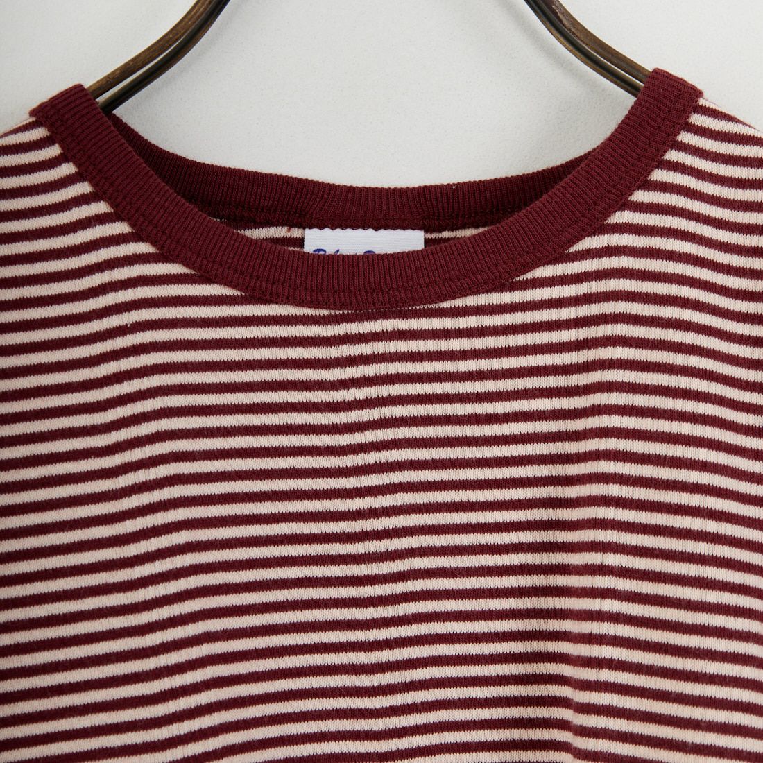 Robert P.Miller [ロバートピーミラー] 別注 配色 パネルリブショートスリーブTシャツ [RM261-2152IN-JF] CLAY