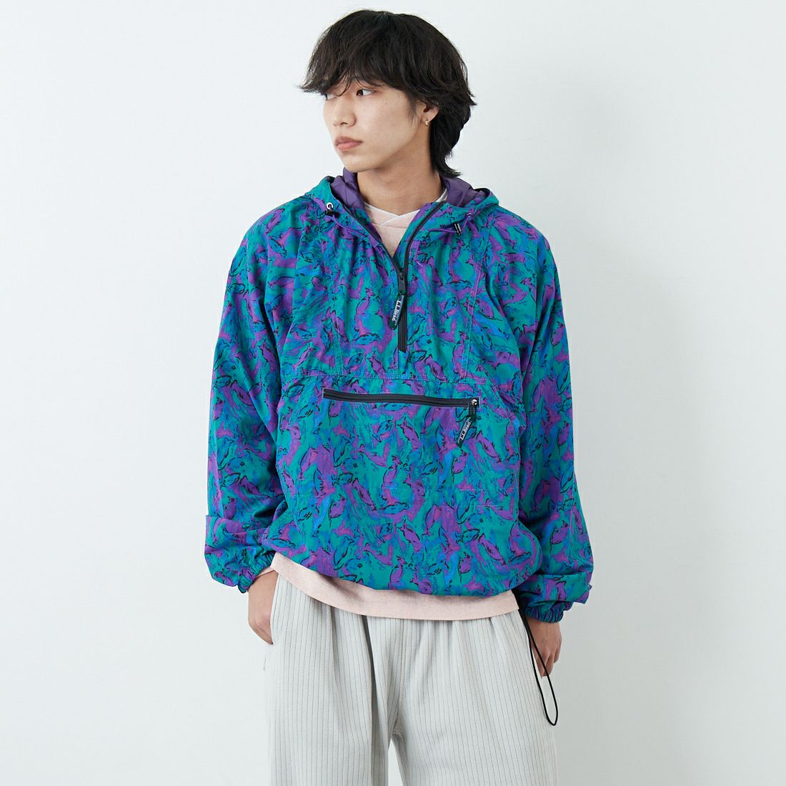 90 SCHOOL&&モデル身長：179cm 着用サイズ：L&&