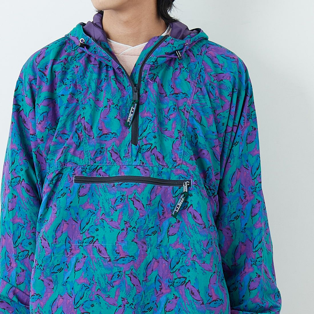 L.L.BEAN [エルエルビーン] MILO アノラックプリントパーカー [6175-3040] 90 SCHOOL