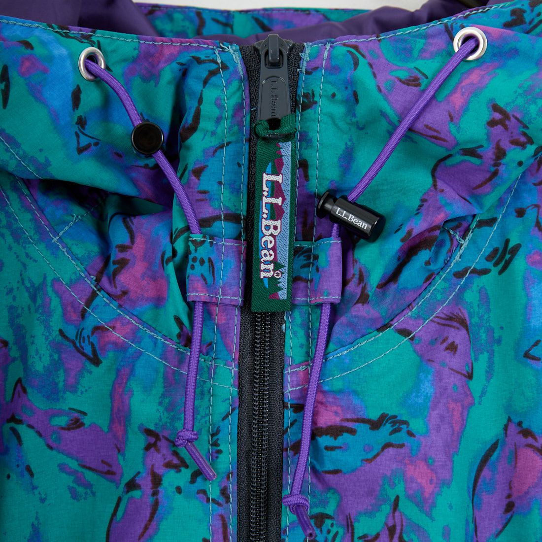 L.L.BEAN [エルエルビーン] MILO アノラックプリントパーカー [6175-3040] 90 SCHOOL