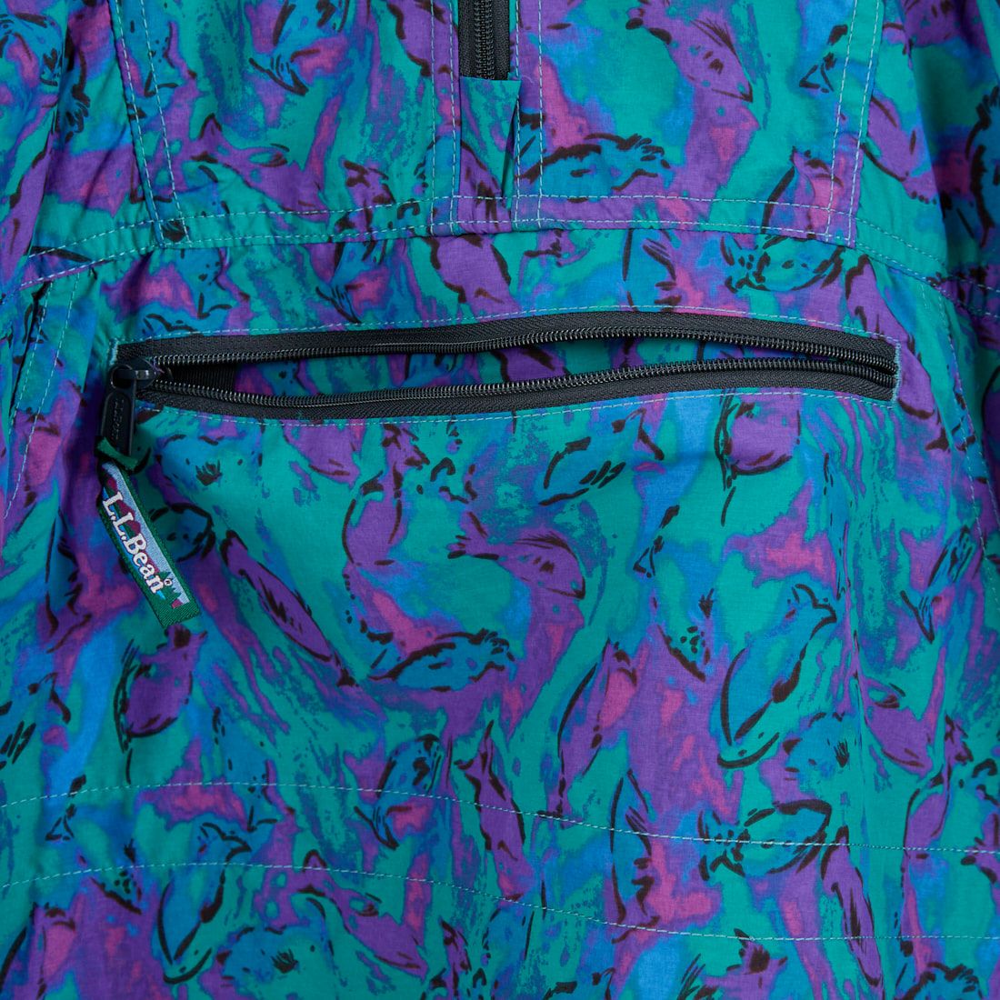 L.L.BEAN [エルエルビーン] MILO アノラックプリントパーカー [6175-3040] 90 SCHOOL