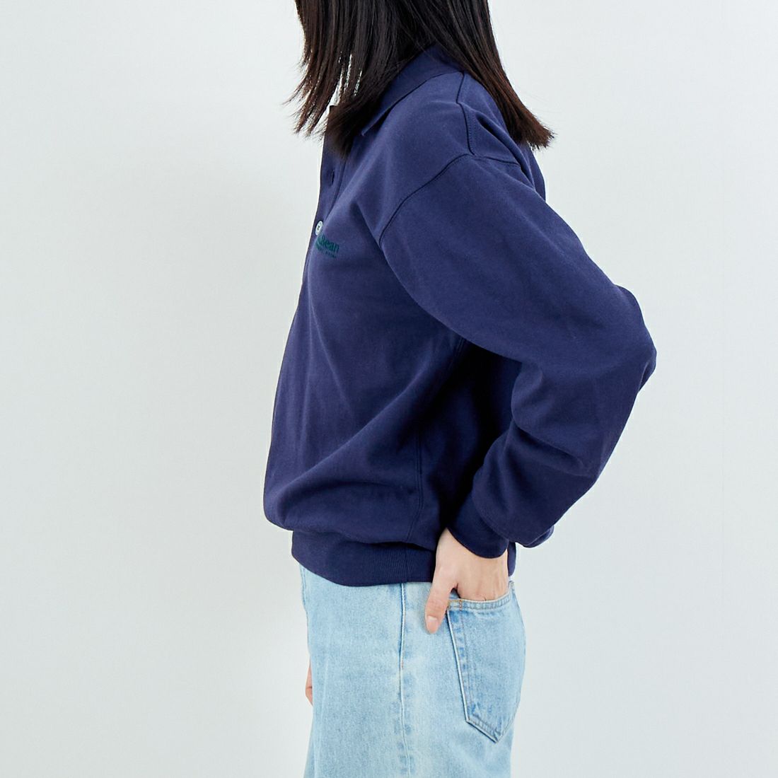 L.L.BEAN [エルエルビーン] PORTAGE ポロスウェット [6175-3151] 67 NAVY