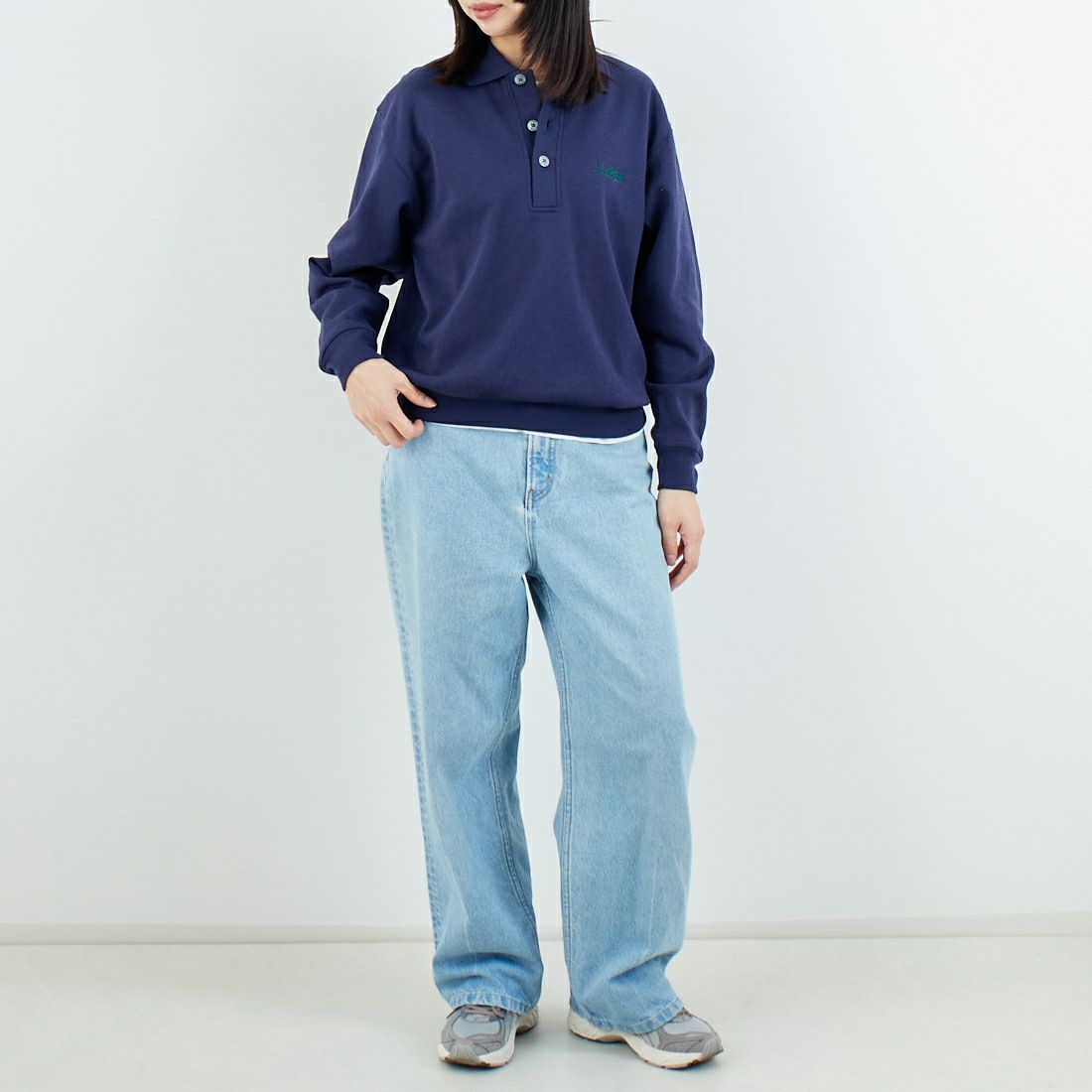 L.L.BEAN [エルエルビーン] PORTAGE ポロスウェット [6175-3151] 67 NAVY