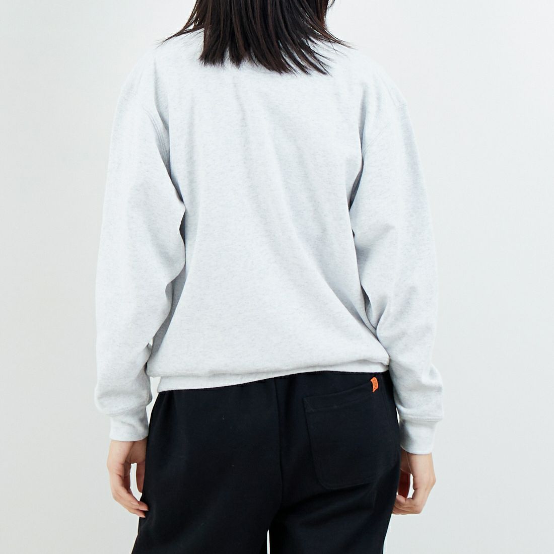 L.L.BEAN [エルエルビーン] PORTAGE ポロスウェット [6175-3151] 19 BIRCH &&モデル身長：162cm 着用サイズ：M&&