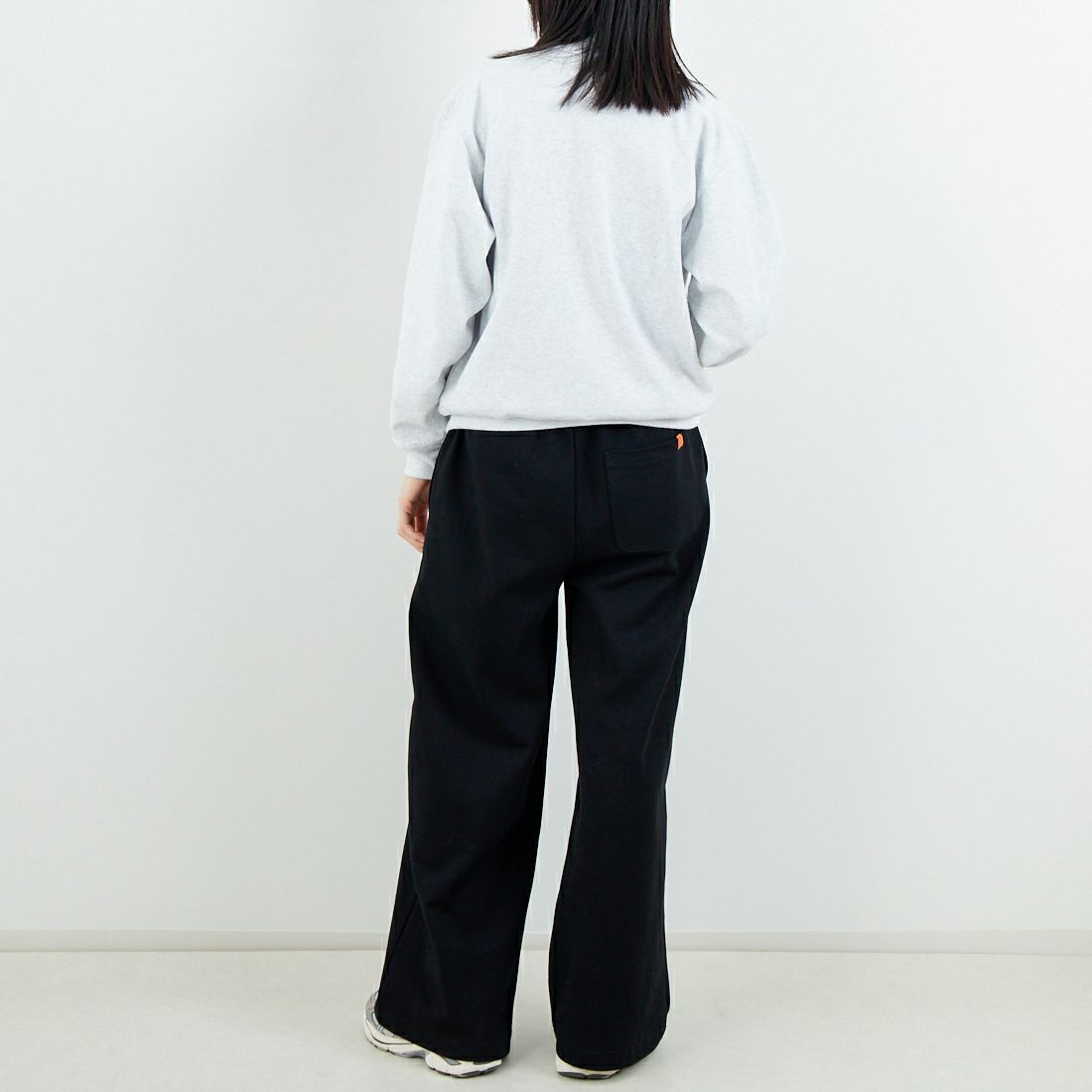 L.L.BEAN [エルエルビーン] PORTAGE ポロスウェット [6175-3151] 19 BIRCH &&モデル身長：162cm 着用サイズ：M&&