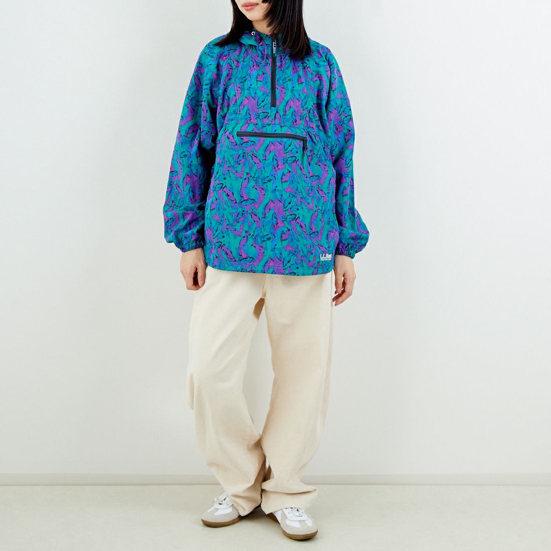 L.L.BEAN [エルエルビーン] MILO アノラックプリントパーカー [6175-3140] 90 SCHOOL