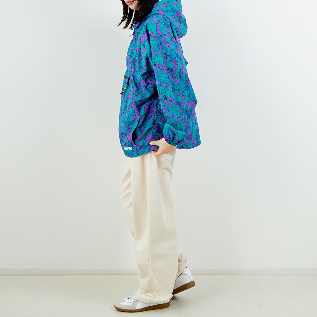 L.L.BEAN [エルエルビーン] MILO アノラックプリントパーカー [6175-3140] 90 SCHOOL