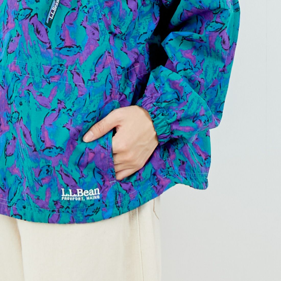 L.L.BEAN [エルエルビーン] MILO アノラックプリントパーカー [6175-3140] 90 SCHOOL