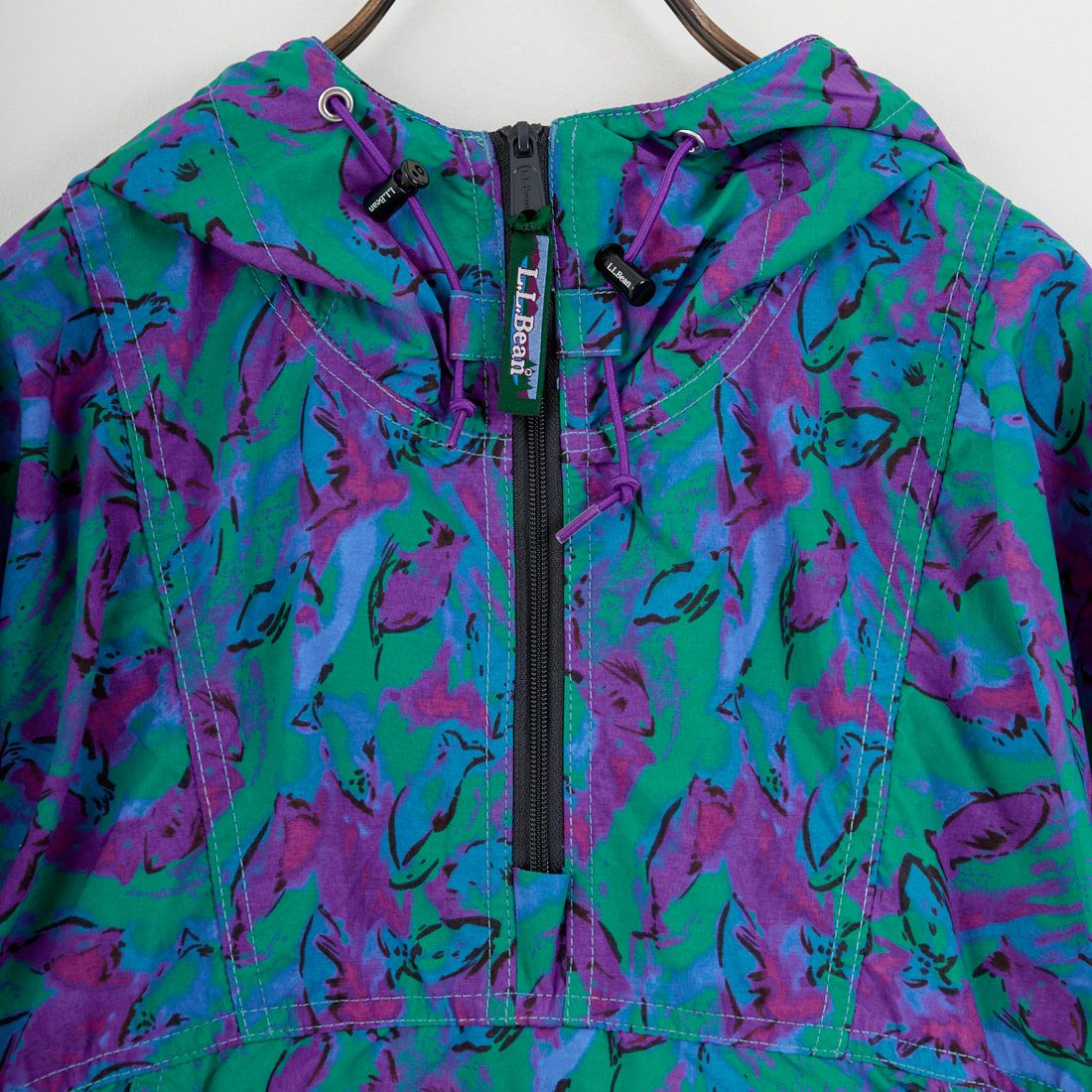 L.L.BEAN [エルエルビーン] MILO アノラックプリントパーカー [6175-3140] 90 SCHOOL