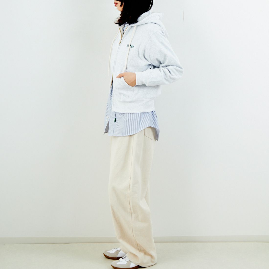 L.L.BEAN [エルエルビーン] PORTAGE フルジップフーデッドスウェット [6175-3150] 19 BIRCH