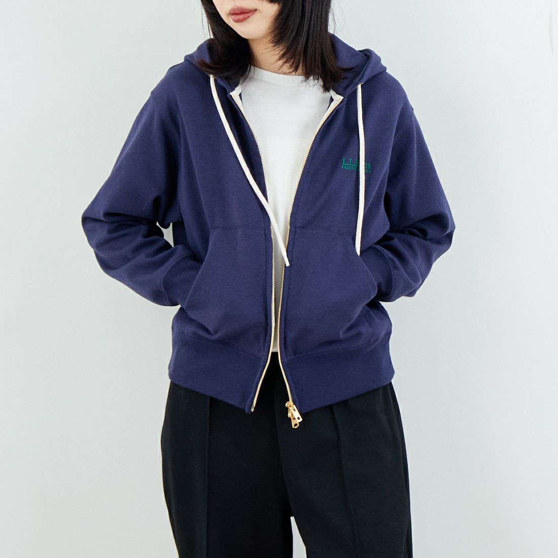 L.L.BEAN [エルエルビーン] PORTAGE フルジップフーデッドスウェット [6175-3150] 19 BIRCH