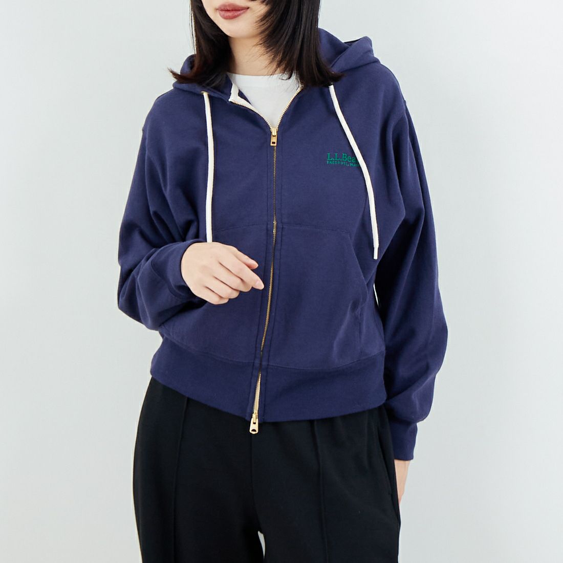 L.L.BEAN [エルエルビーン] PORTAGE フルジップフーデッドスウェット [6175-3150] 19 BIRCH