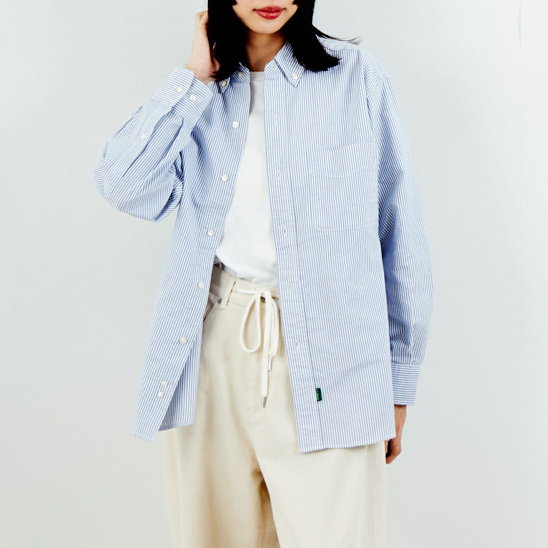 90 NAVY/WH&&モデル身長：162cm 着用サイズ：M&&